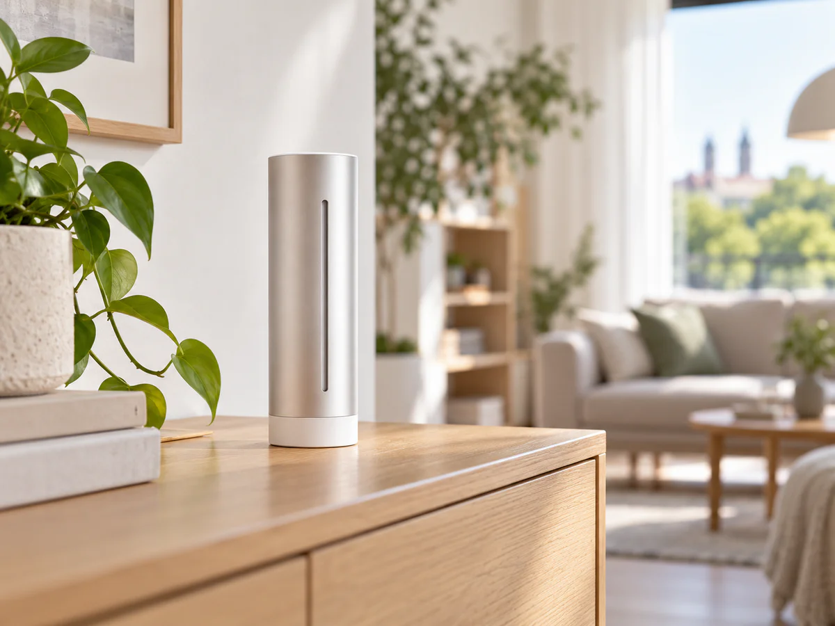 Netatmo levegőminőség-érzékelő otthoni környezetben